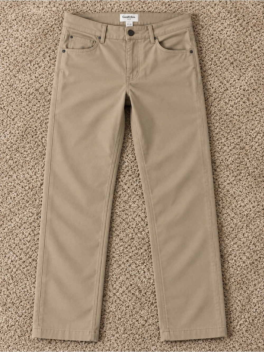 all in motion Tan Straight-Leg Chinos